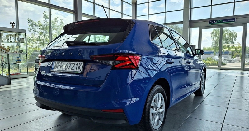 Skoda Fabia cena 66900 przebieg: 47213, rok produkcji 2022 z Węgrów małe 781